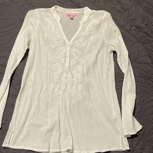 Lilly Pulitzer embroidered top